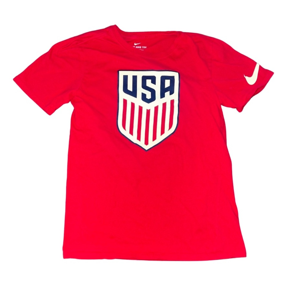Team USA Soccer Logo Tee shirt: The Nike Tee: Adult Small: Pulisic: World Cup
